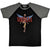 Front - Nirvana - "Angelic" T-Shirt für Herren/Damen UnisexRaglanärmel
