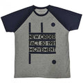 Front - New Order - "Movement" T-Shirt für Herren/Damen Unisex  Raglanärmel