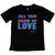 Front - The Beatles - "All You Need Is Love" T-Shirt für Damen