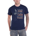 Front - Johnny Cash - "All Star Tour" T-Shirt für Herren/Damen Unisex