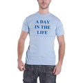 Front - The Beatles - "A Day In The Life" T-Shirt für Herren/Damen Unisex