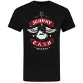 Front - Johnny Cash - "Man In Black" T-Shirt für Herren/Damen Unisex