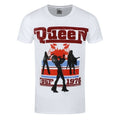 Front - Queen - "1976 Tour" T-Shirt für Herren/Damen Unisex