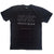 Front - AC/DC - "Back In Black" T-Shirt für Herren/Damen Unisex