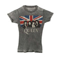 Front - Queen - "Burnout" T-Shirt für Herren/Damen Unisex