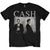 Front - Johnny Cash - "Mug Shot" T-Shirt für Herren/Damen Unisex
