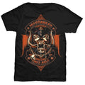 Schwarz - Front - Motorhead - "Orange Ace" T-Shirt für Herren-Damen Unisex