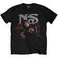 Front - Nas - "Red Rose" T-Shirt für Herren/Damen Unisex