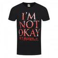 Front - My Chemical Romance - "I'm Not Okay" T-Shirt für Herren/Damen Unisex