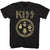 Front - Kiss - T-Shirt für Herren/Damen Unisex