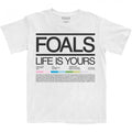 Front - Foals - "Life Is Yours" T-Shirt für Herren/Damen Unisex