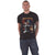 Front - Megadeth - "Santa Vic Chimney" T-Shirt für Herren/Damen Unisex - weihnachtliches Design