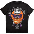 Front - Nightmare Before Christmas - "All Hail the Pumpkin King" T-Shirt für Herren/Damen Unisex