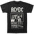 Front - AC/DC - "Highway To Hell World Tour 1979/1980" T-Shirt für Herren/Damen Unisex