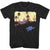 Front - Eagles - "Hotel California" T-Shirt für Herren/Damen Unisex