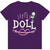 Front - Nightmare Before Christmas - "Little Doll" T-Shirt für Kinder
