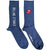 Front - The Rolling Stones - Socken Logo für Herren/Damen Unisex