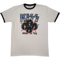 Front - Kiss - "Alive In '77" T-Shirt für Herren/Damen Unisex