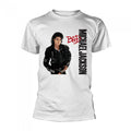 Front - Michael Jackson - "Bad" T-Shirt für Herren/Damen Unisex