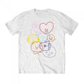Front - BT21 - T-Shirt für Herren/Damen Unisex
