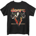 Front - The Doors - "Break On Through" T-Shirt für Herren/Damen Unisex