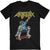 Front - Anthrax - "Spreading Skater Notman" T-Shirt Rückseitiger Aufdruck für Herren/Damen Unisex