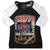 Front - Kiss - "Destroyer Tour 78" T-Shirt für DamenRaglanärmel