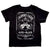 Front - Johnny Cash - "Man In Black" T-Shirt für Kinder