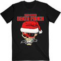 Front - Five Finger Death Punch - "Santa Knucklehead" T-Shirt für Herren/Damen Unisex