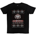 Front - The Offspring - "Bad Times" T-Shirt für Herren/Damen Unisex - weihnachtliches Design