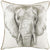 Front - Evans Lichfield Safari Elefant Zierkissenbezug