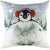 Front - Evans Lichfield - Kissenhülle "Snowy Penguin With Earmuffs"