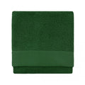 Dunkelgrün - Front - Furn - Handtuch, gewebter Stoff, Strukturiert