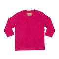Front - Larkwood Baby Unisex Langarm-T-Shirt