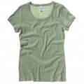 Front - Bella + Canvas Damen T-Shirt, Kurzarm, Rundhalsausschnitt