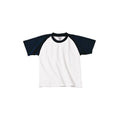 Front - B&C Kinder Baseball T-Shirt Kurzarm