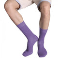 Violett - Back - Karbian Baumwolle City Herren Socken