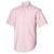 Front - Henbury Herren Hemd / Oxfordhemd, enganliegend, kurzärmlig