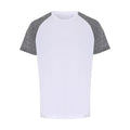Front - TriDri Herren Kontrast Ärmel Performance T-Shirt