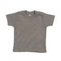 Grau meliert meliert - Front - Babybugz - T-Shirt für Baby