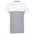 Front - Front Row - "Breton" T-Shirt ohne Etiketten für Herren/Damen Unisex