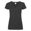 Front - Fruit of the Loom - "Valueweight" T-Shirt V-Ausschnitt für Damen