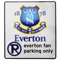 Front - Everton FC, Metall Schild, No Parking