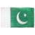 Front - Länderflagge / Fahne / Flagge Saudi Pakistan, 152 x 91 cm