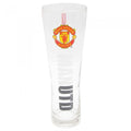 Front - Fußball Bierglas / Weizenglas mit Manchester United FC Logo