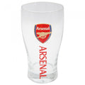 Front - Fußball Bierglas / Glas mit Arsenal FC Logo