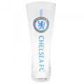 Front - Fußball Bierglas / Weizenglas mit Chelsea FC Logo