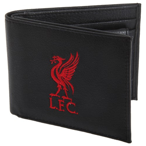 Front - Liverpool FC Herren Leder Geldbörse mit Club Wappen