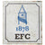Front - Everton FC Retro Zimmer Schild mit Club Wappen