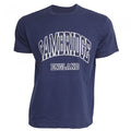 Front - Herren T-Shirt mit Cambridge-England-Aufdruck, kurzärmlig, Rundhals